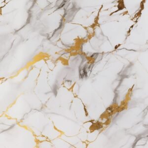 Calacatta Gold Marble Price in India showing a premium Italian marble slab with bright white base and natural grey-gold veining for luxury interiors
