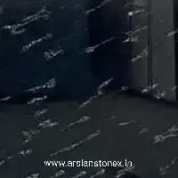 Fish Black Granite with white wave pattern used in luxury flooring and wall cladding