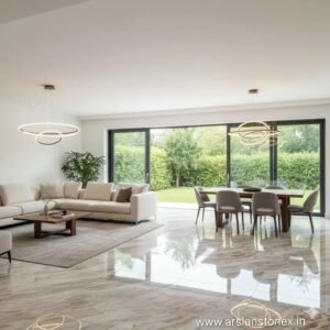 Torento Marble brown slab with natural pattern for export use