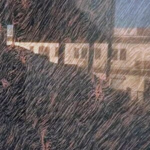 Tiger Brown Granite natural stone with cross pattern suitable for flooring and commercial use in India