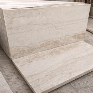 Katni Beige Marble premium polished slab by Arslan Stonex Marble and Granite Supplier India Kishangarh