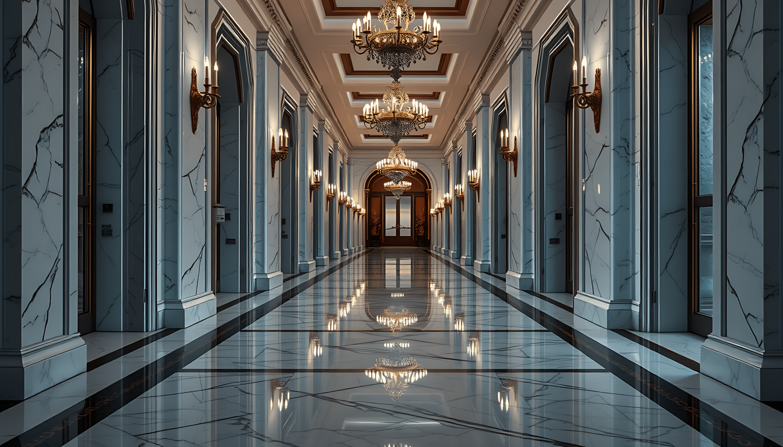 Nero Grand Antique marble wall cladding design for luxury interiors by natural stone supplier India