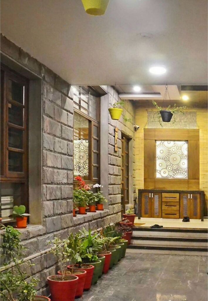 Black granite wall cladding exterior for commercial building facade by Arslan Stonex granite slab manufacturer India